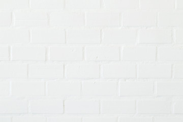 Fototapeta premium white brick wall background, texture