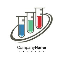 Lab vector logo icon