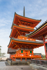 京都　清水寺　三重塔