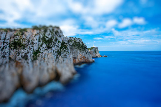 Coastline at Lefkada island in Greece - Powered by Adobe