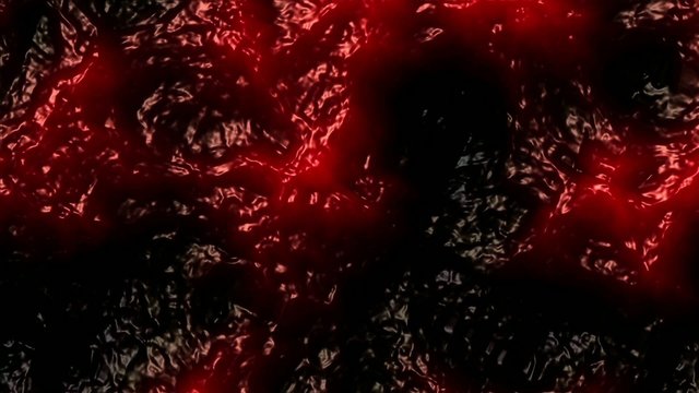 computer generated video animation of lava flowing background