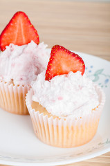 strawberry cupcakes