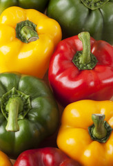 peppers in basket prepare for cooking close up