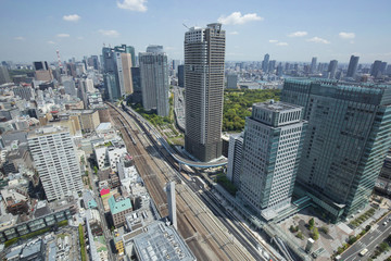 東京 汐留方面の眺め