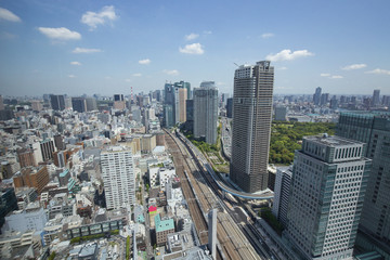 東京 汐留方面の眺め