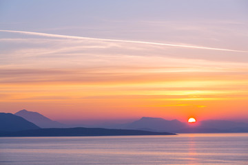 Greece sunset