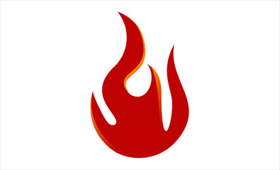 Simple Fire - Flame Illustration