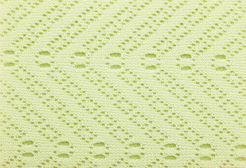 Shoes and clothing of mesh fabric texture