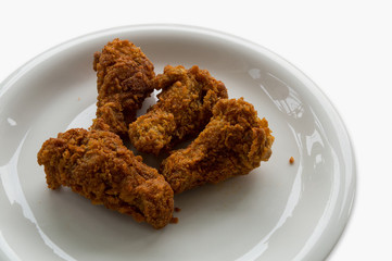 chicken drumsticks spice bake fried snack  hot herb concept