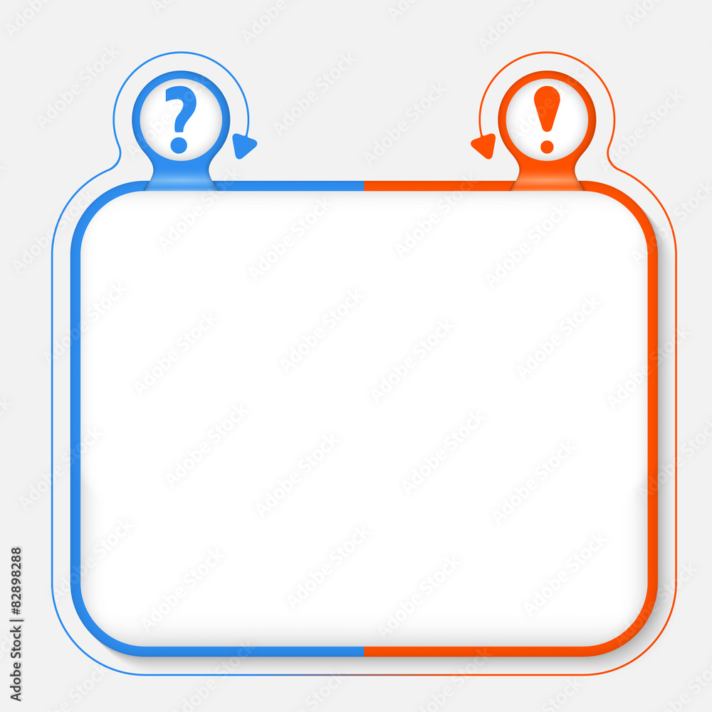 Poster abstract frame for your text and symbols