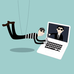 The digital thief be arrested 