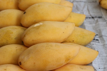 Ripe mango in the market
