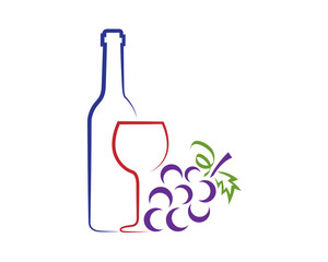 Wine Vector Graphic