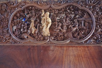 chinese wood carving