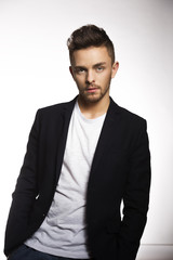 Fototapeta premium fashion shot of young man