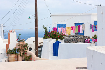 Santorini houses, Greece