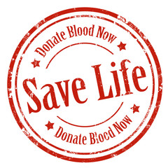 Save Life!-stamp