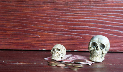Still Life with a Skull concept on the art.