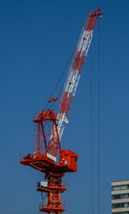 Construction crane.