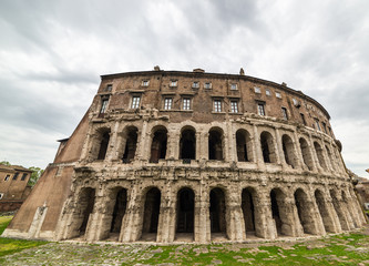 Obraz premium Theatre of Marcellus in Rome, Italy