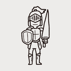 knight doodle