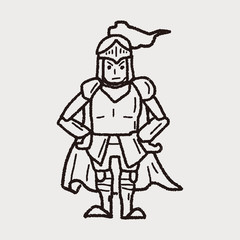 knight doodle