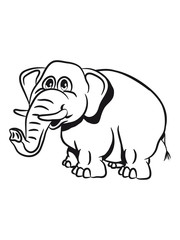 Sweet funny elephant