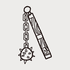 iron mace doodle