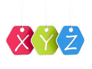 XYZ letters