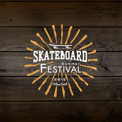 Skateboard badges logos and labels for any use