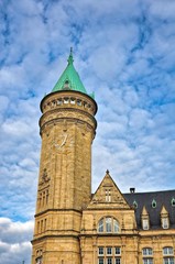 Obraz premium Clock Tower in Luxembourg