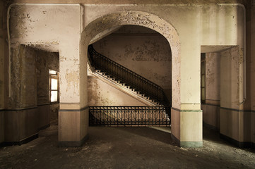 Abandoned staircase