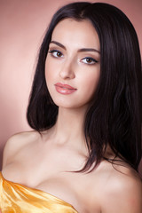 Obraz premium Beauty wonan face beautiful girl studio