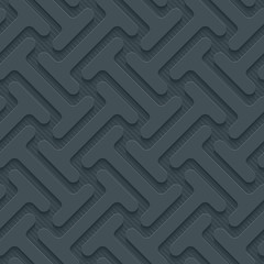 3D Dark Gray Seamless Perforated Wallpaper.