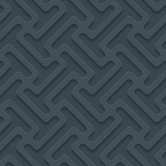 3D Dark Gray Seamless Perforated Wallpaper.