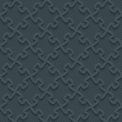 3D Dark Gray Seamless Perforated Wallpaper.