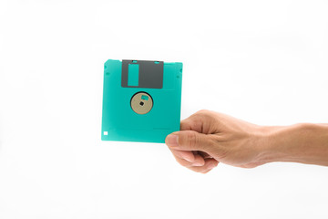 Colorful floppy disc