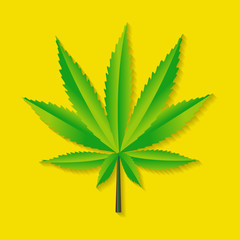 Abstract Cannabis Background Vector Illustration