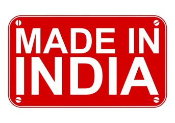 Made in India sign
