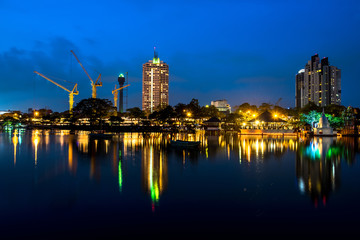 Fototapeta na wymiar Colombo skyline