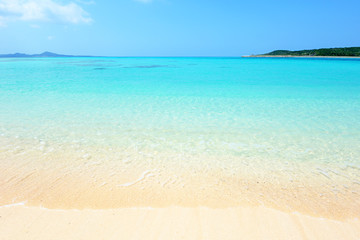 野甫島の美しいビーチ