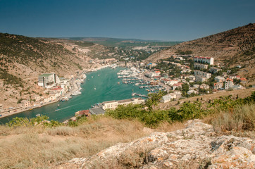 Fototapeta na wymiar View of city Balaclava 