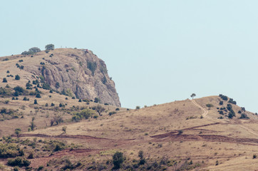 Mountains on coast of Balaclava 