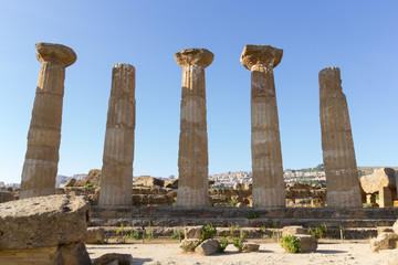 Fototapeta premium Temple of Hercules (or Heracles). Valley of Temples, Agrigento