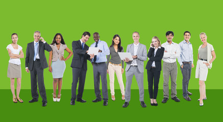 Obraz premium Corporate Business Team Communication Connection Concept