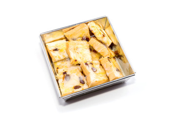 breakfast setting of delicious french toast