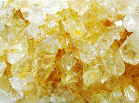 citrine geode geological crystals