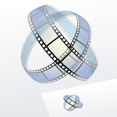 Fototapeta na wymiar Logo for film companies