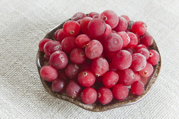 Frozen cranberries