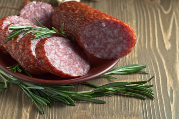  salami with rosemary